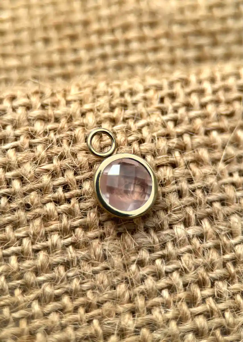 Rosenquarz Charm